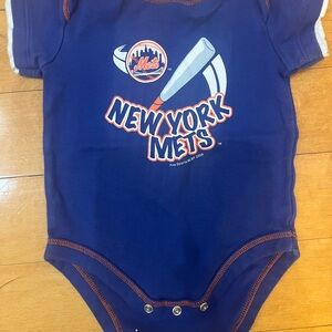 New York Mets Blue Baby Onesie